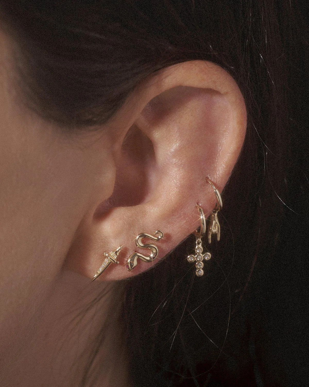 Dagger Pavé Stud