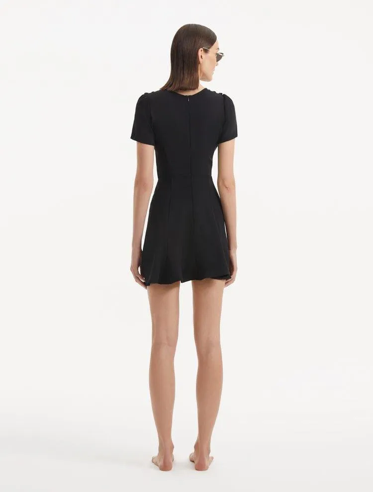 Derin Black Dress