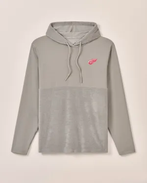 Detroit Redwings Haggard Mixed Media Hoodie