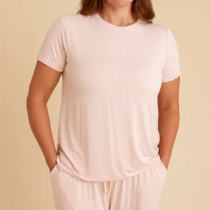 Dusty Blush Women's Crew Neck Tee