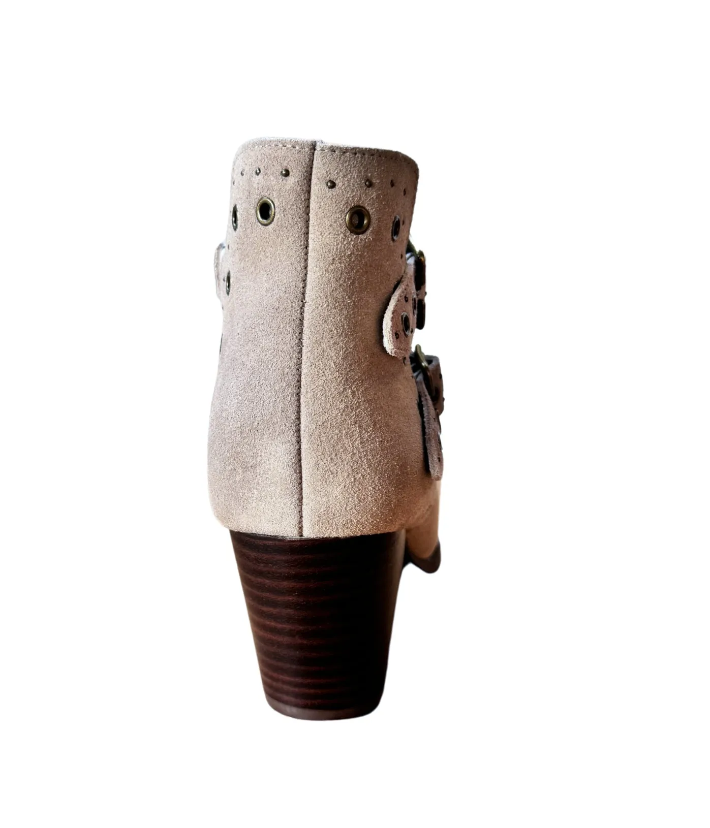 Elsa Leather Ankle Boots | Taupe