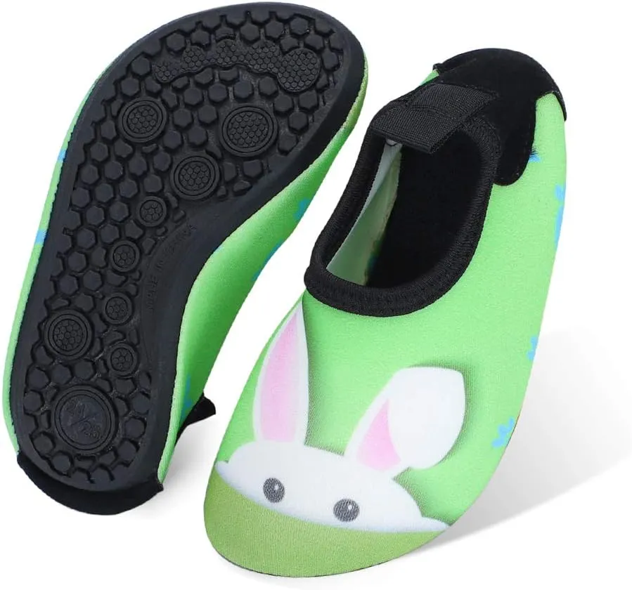 ESTAMICO Kids Water Shoes Toddler Beach Lightweight Quick Dry Skin Barefoot Sports Swim Aqua Socks for Boys Girls