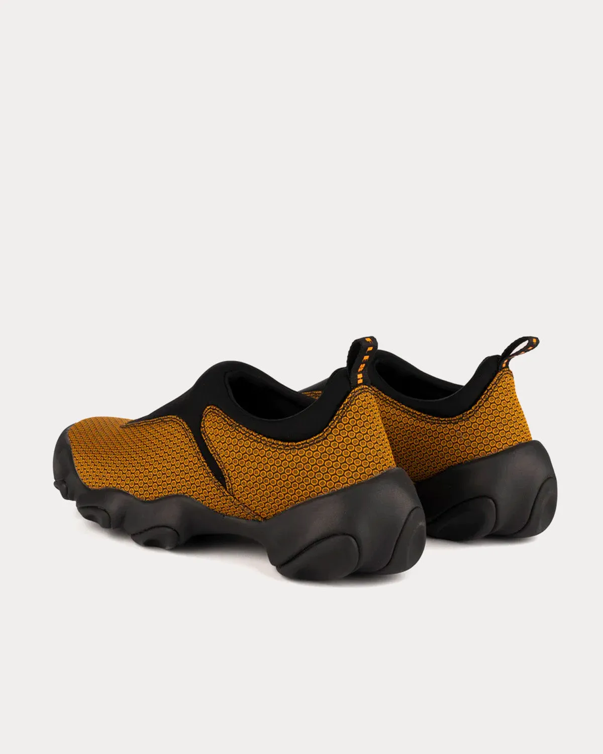Factory Team Jacquard Flesh / Yellow / Black Slip On Sneakers