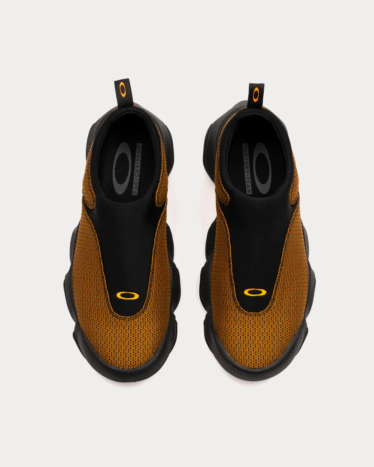 Factory Team Jacquard Flesh / Yellow / Black Slip On Sneakers