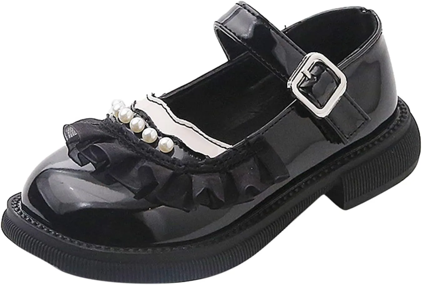 Fashion Spring Summer Children Casual Shoes Girls Leather Shoes Dress Shoes Comfortable Pearl Lace Boots Girls