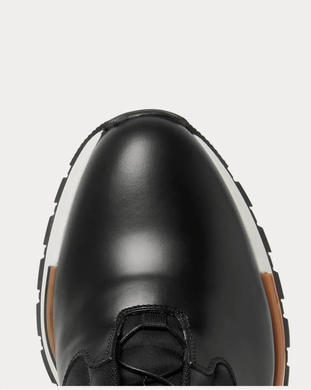 Fast Track Tornio Leather and Shell  Black low top sneakers