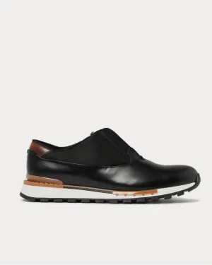 Fast Track Tornio Leather and Shell  Black low top sneakers