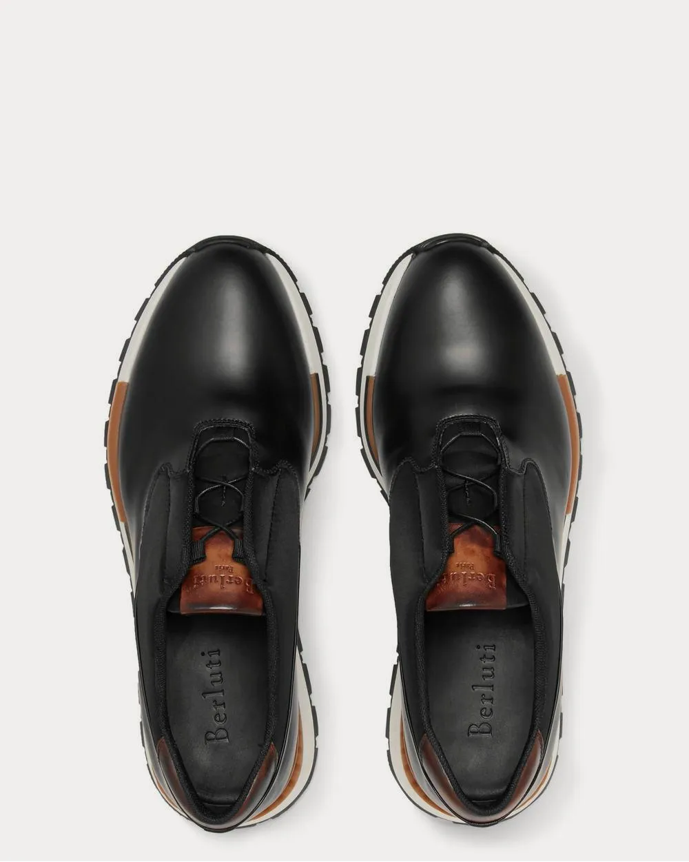 Fast Track Tornio Leather and Shell  Black low top sneakers