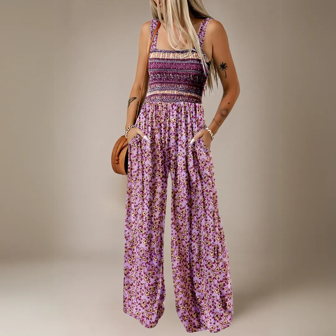 Freyja - Elegant Flared Jumpsuit