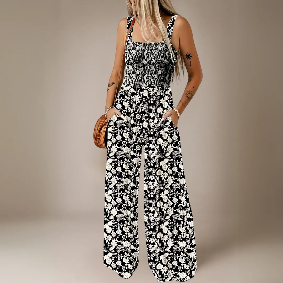 Freyja - Elegant Flared Jumpsuit