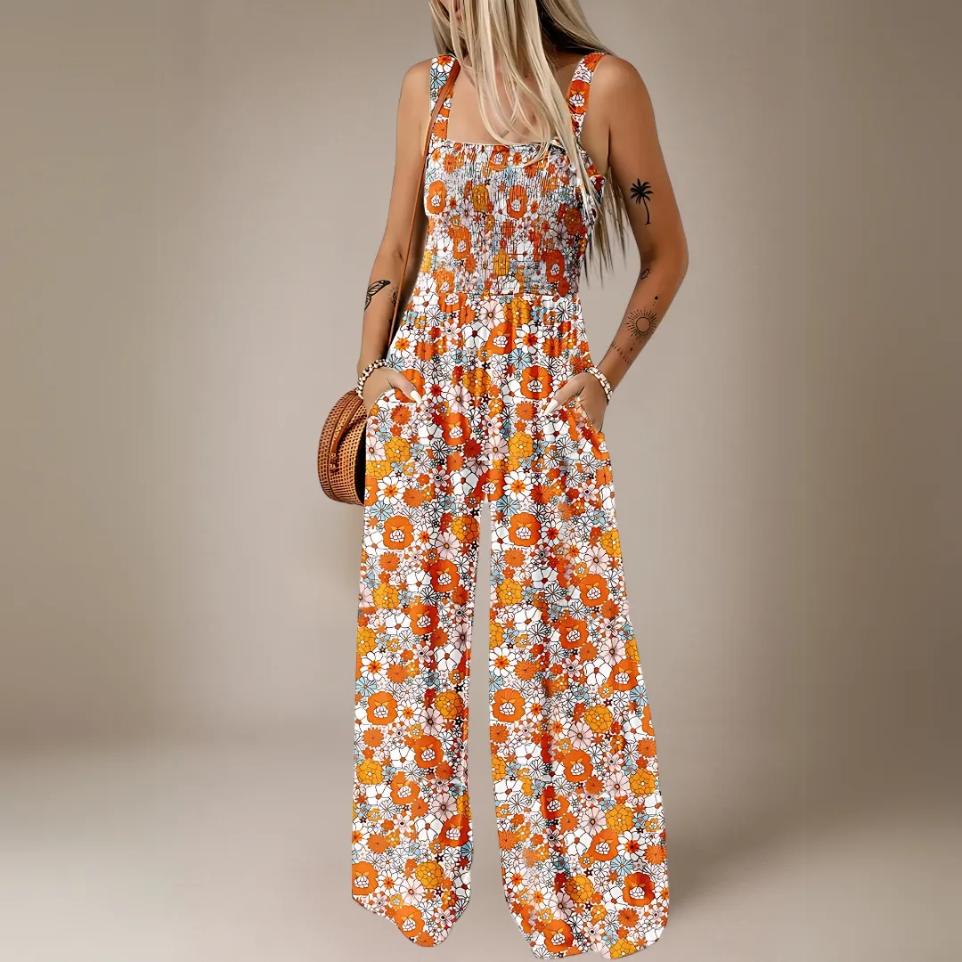 Freyja - Elegant Flared Jumpsuit