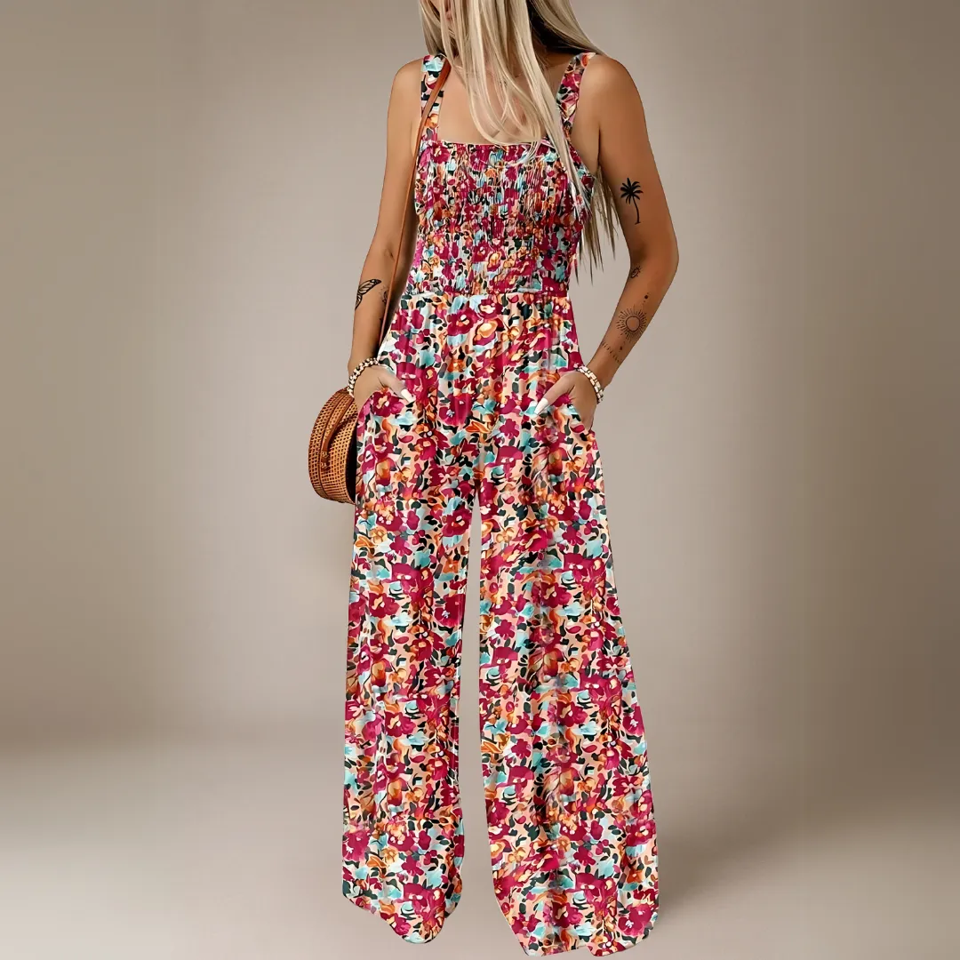 Freyja - Elegant Flared Jumpsuit