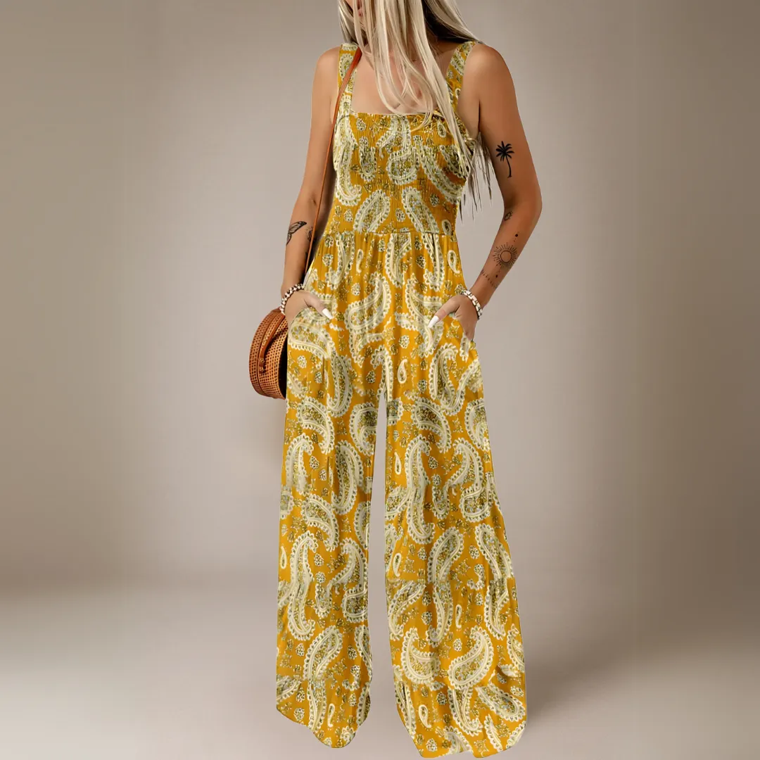 Freyja - Elegant Flared Jumpsuit