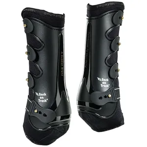 Full Back On Track Royal Flat Work Around Fetlock Horse Front Boots Black