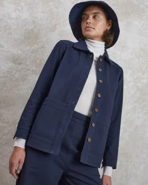 Gemma - Navy Drill Jacket