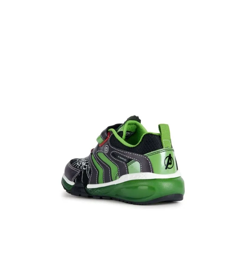 Geox Boys Hulk Light Up Runner Bayonyc J35FEB