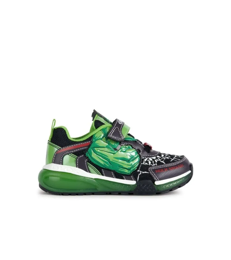 Geox Boys Hulk Light Up Runner Bayonyc J35FEB