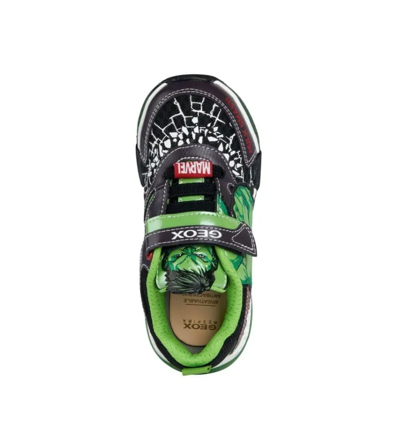 Geox Boys Hulk Light Up Runner Bayonyc J35FEB