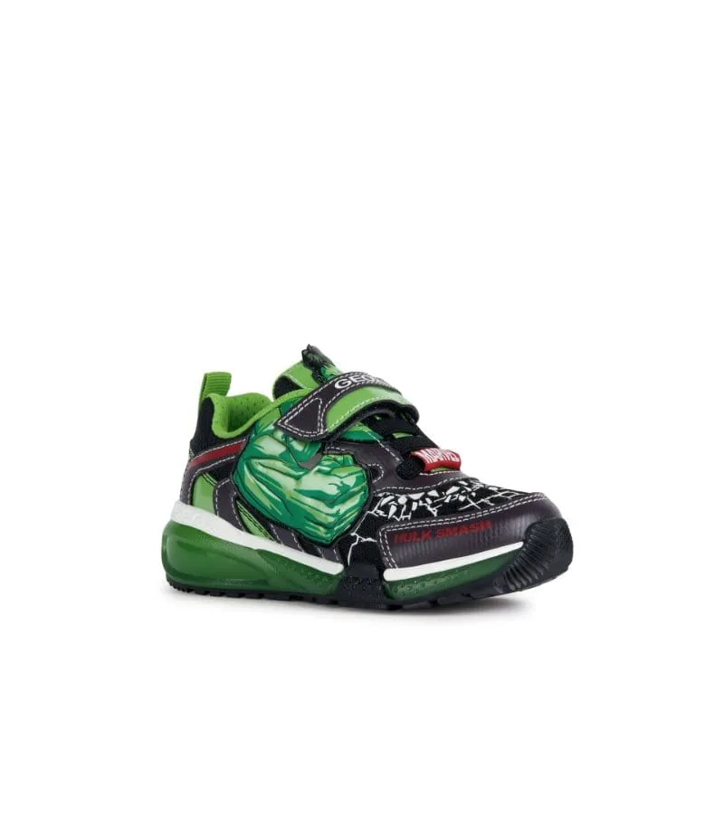 Geox Boys Hulk Light Up Runner Bayonyc J35FEB