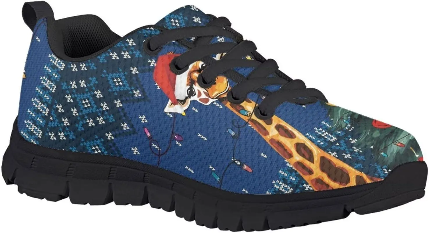 GIFTPUZZ Unisex-Child Casual Athletic Sneaker Running Shoes Non Slip Lightweight Sneaker Fashion Lace-up Walking Shoes
