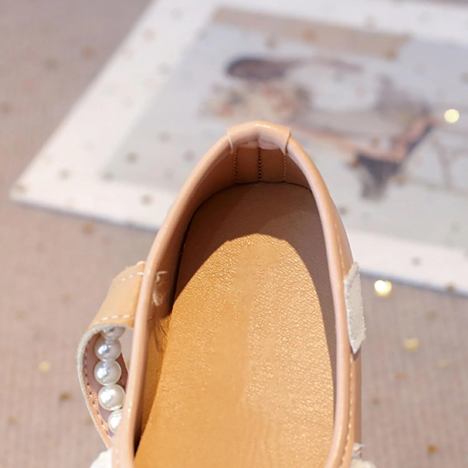 Girls Kids Rubber Sole Open Toe Sandals Summer ow Heel Dress Shoes Toddler ink Cute Outdoor Dance Loafers Shoes