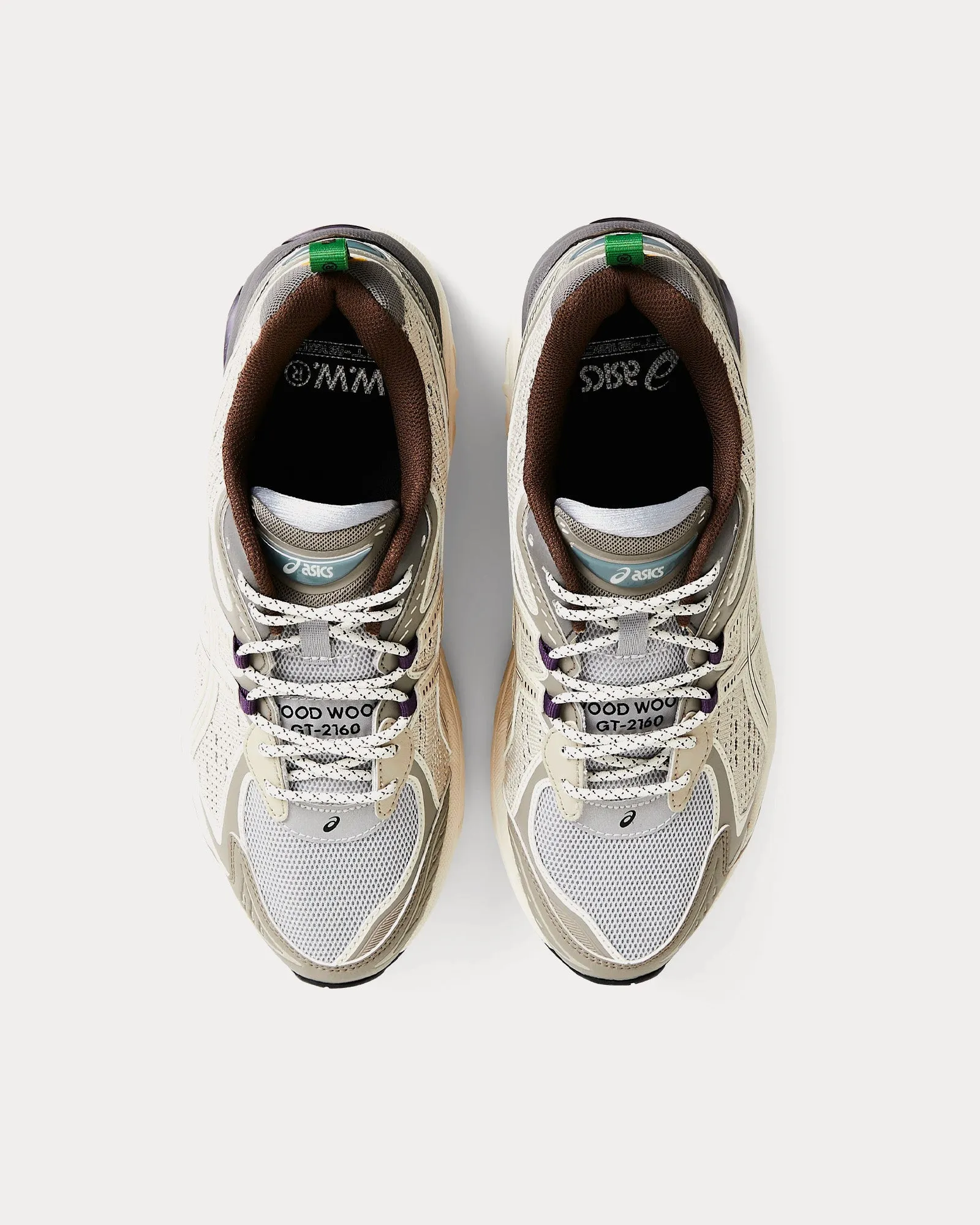 GT-2160 Greige / Silver Low Top Sneakers