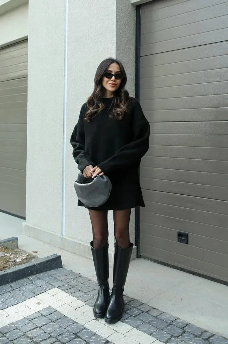 Helena | Knitted Skirt Suit (Top   Skirt)