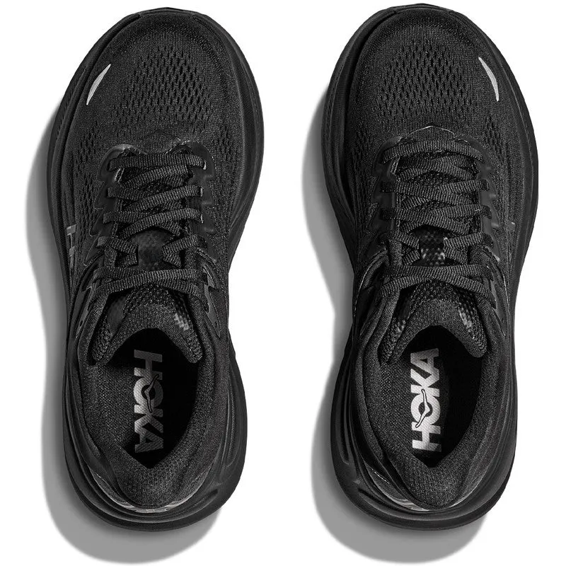 HOKA Bondi 9 Black/Black 1162011 BBLC Men (LF)