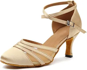 HROYL Womens Closed Toe Latin Salsa Ballroom Dance Shoes,Model 516/117/189