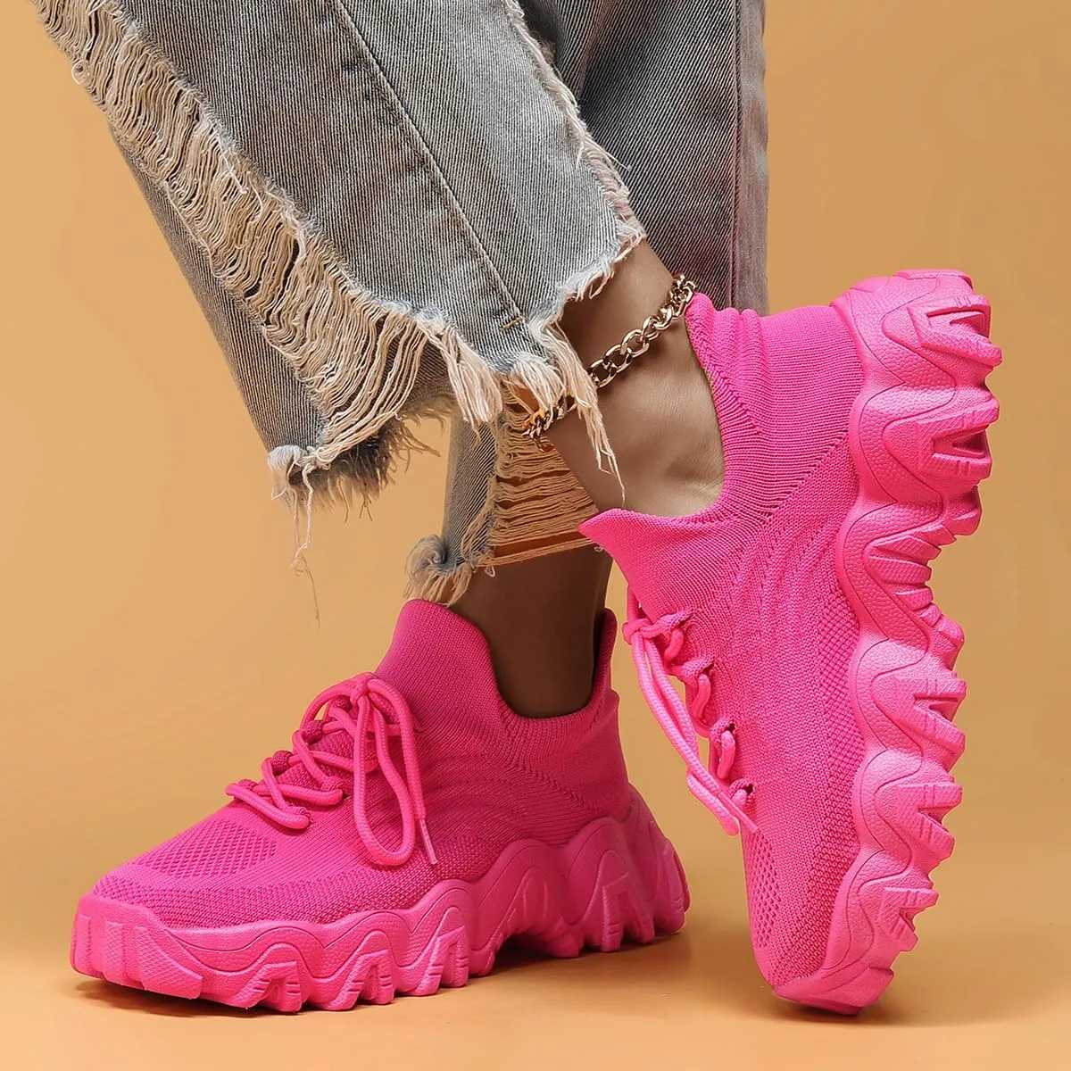 Hrtesus Nurse Babe Tennis Shoes Women, Ortho Pro Shoes for Women, Classic Lace Up Low Top Slip-On Sneakers, Women's Breathable Walking Running Shoes