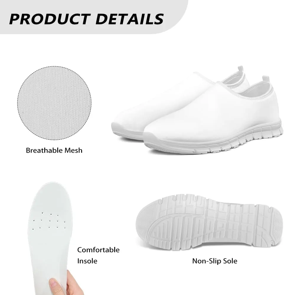 Jeiento Fashion Sneakers for Women Athletic Running Shoes Breathable Mesh Gym Sports Shoes Walking Shoes Outdoor Comfort Footwear Trainers Mesh Shoes
