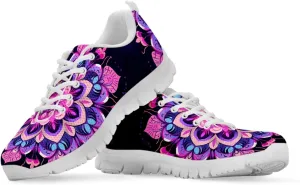 Jeiento Women Trainers Boho Mandala Walking Shoes Fashion Mesh Gym Sports Shoes Sneakers for Women