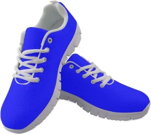 Jeiento Womens Mens Trainers Sports Running Shoes Causal Travel Walking Shoe Lace-up Breathable,Solid Color