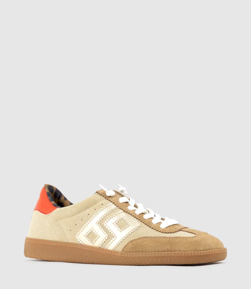 JESTER Sneaker in Sand Combo