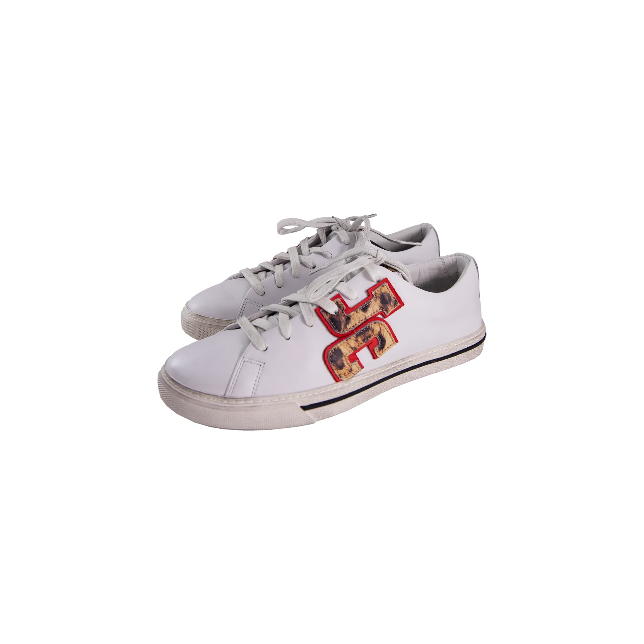 Just Cavalli Sneakers With Leopard Print