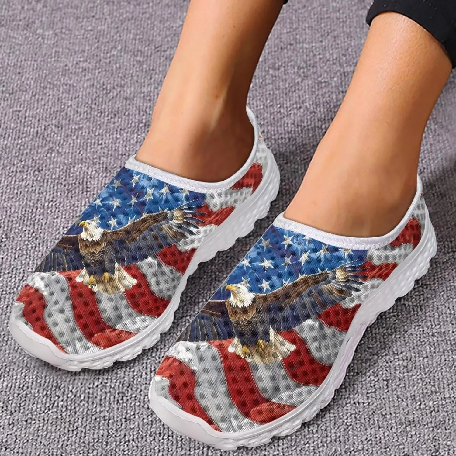 KEIAHUAN Womens Running Shoes Fashion Breathable Knit Casual Walking Sneaker Lightweight Comfortable Running Shoes