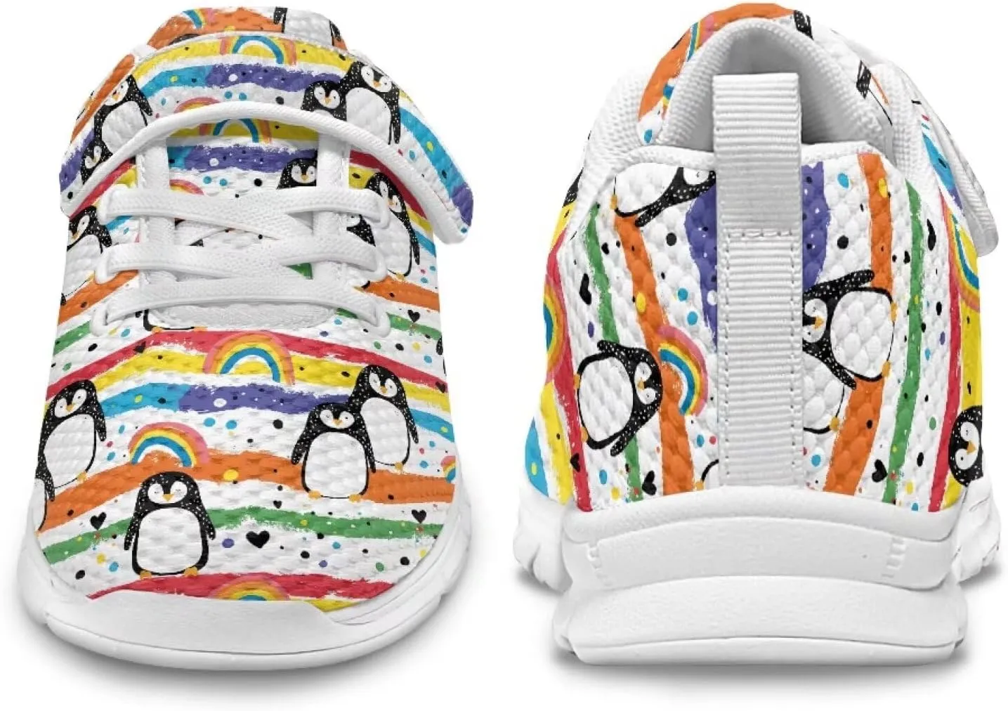 Kids Athletic Sneakers for Girls Boys Slip On Shoes