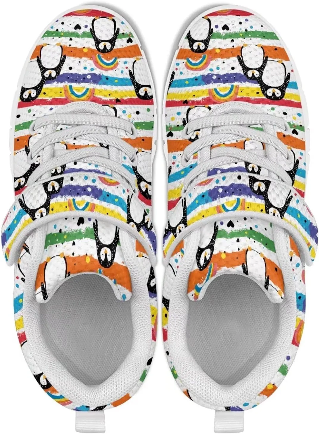Kids Athletic Sneakers for Girls Boys Slip On Shoes