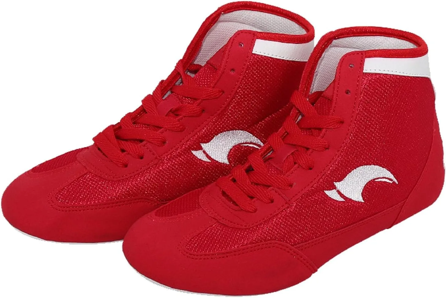 Kids Boys Boxing Shoes High Top Training Wrestling Shoes Long Boots Boxing Shoes Competition Training