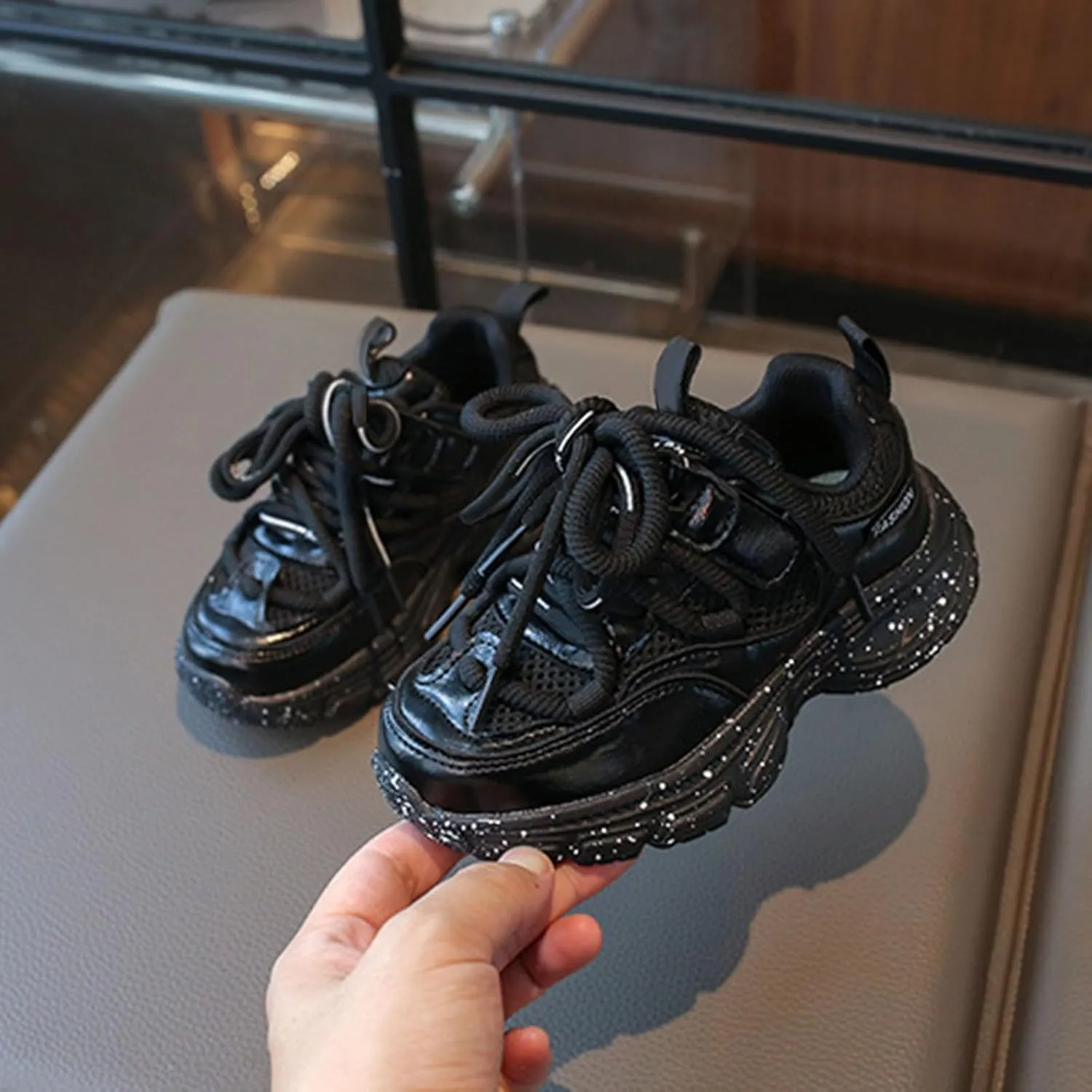 Kids Girls Chunky Walking Shoes Running Comfortable Tennis Athletic Gym Sneakers Fashion Soft Casual Size 4 Girls Shoes