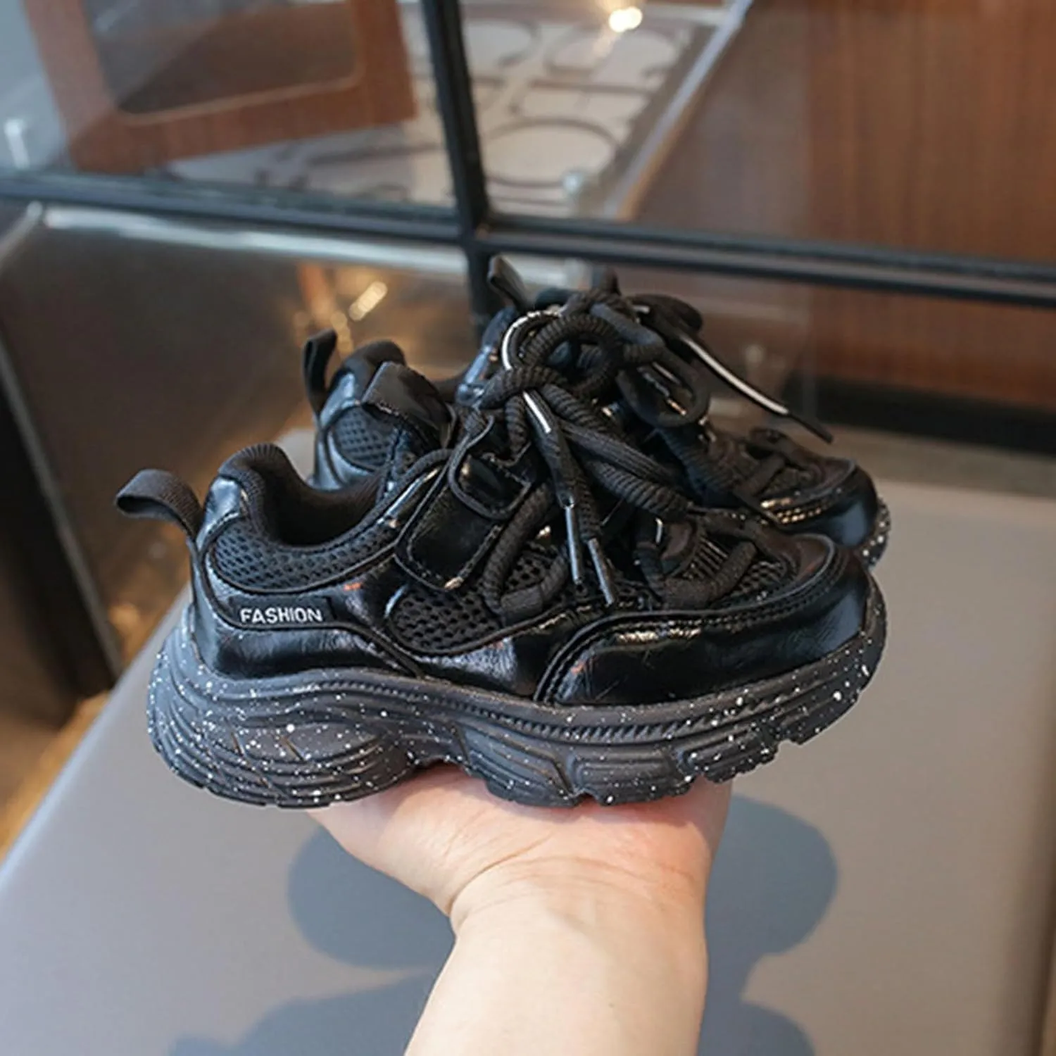 Kids Girls Chunky Walking Shoes Running Comfortable Tennis Athletic Gym Sneakers Fashion Soft Casual Size 4 Girls Shoes