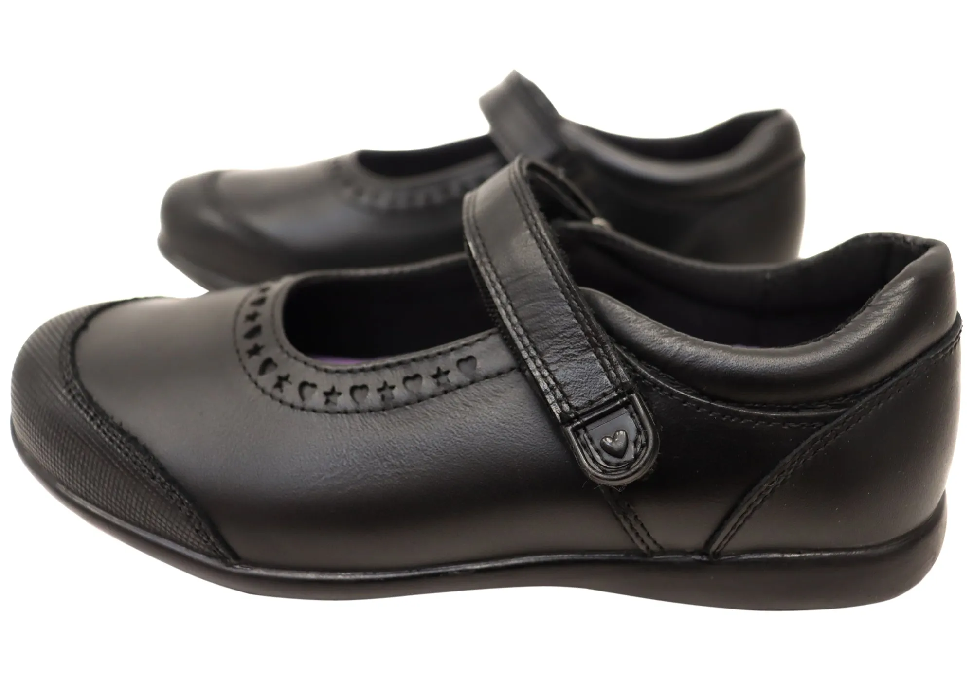 Koala By Grosby Kelly Kids Leather Comfortable Mary Jane School Shoes