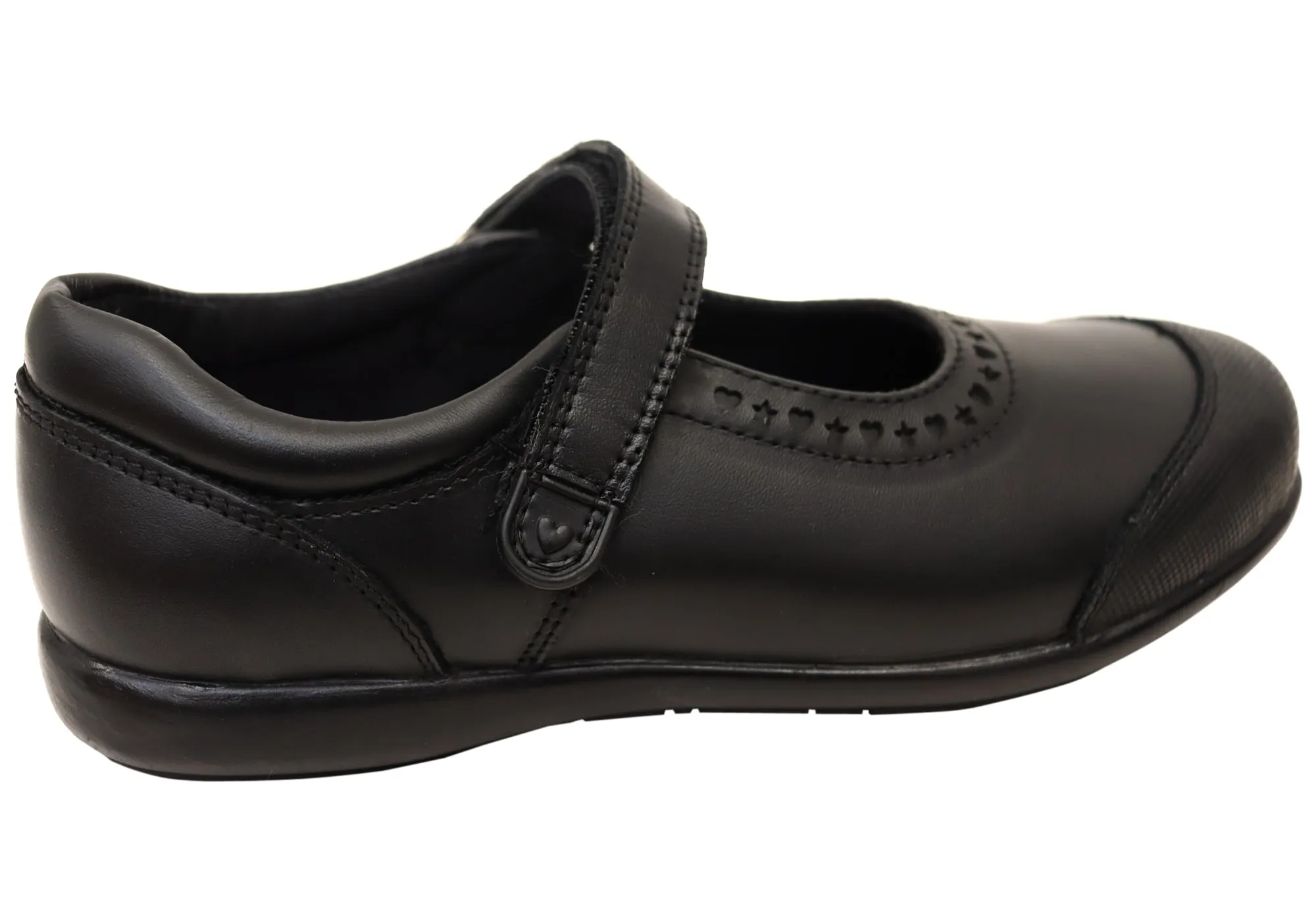 Koala By Grosby Kelly Kids Leather Comfortable Mary Jane School Shoes