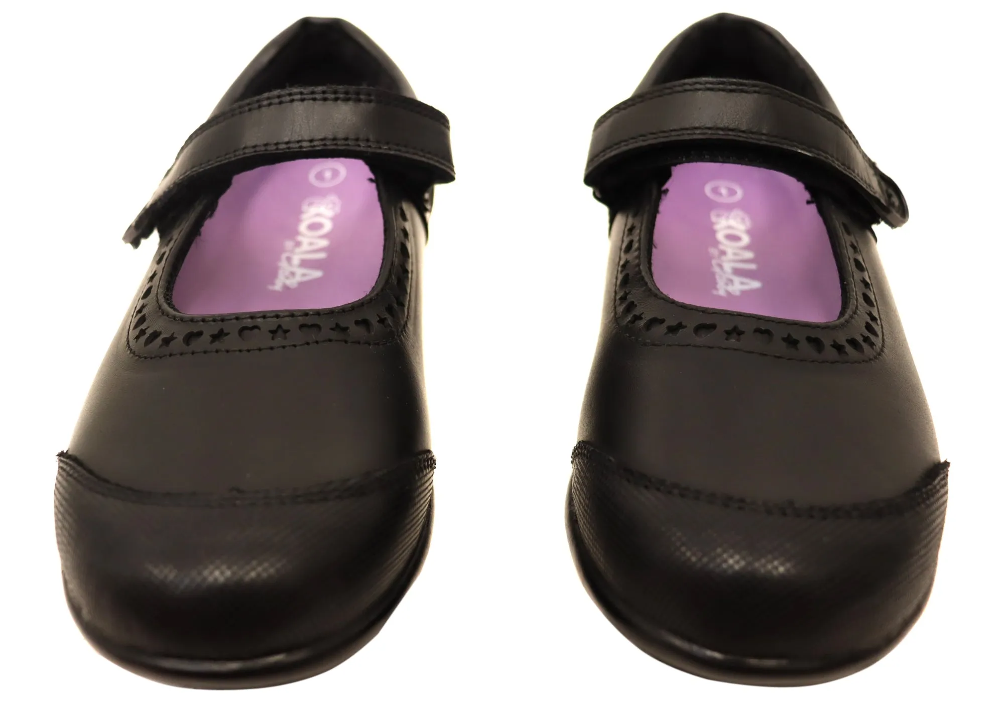 Koala By Grosby Kelly Kids Leather Comfortable Mary Jane School Shoes