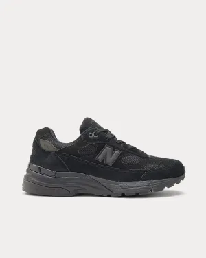 Made in USA 992 Core Black Low Top Sneakers