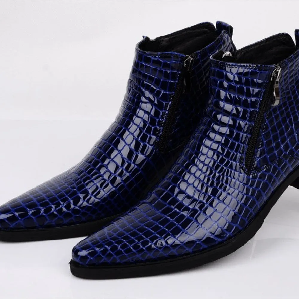 Men’s Classic Leather Business Boots – Formal, Stylish & Durable