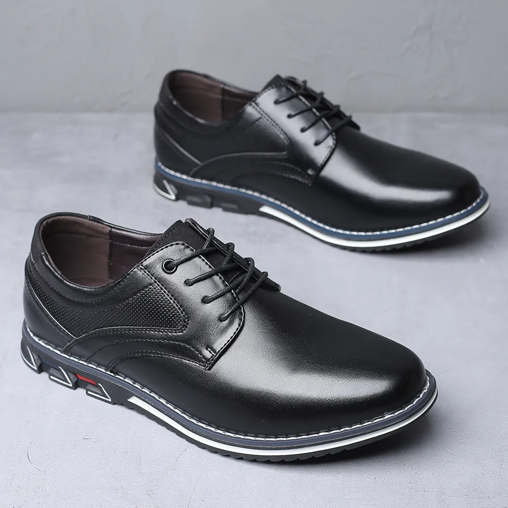 Men's Comfortable Orthopedic Leather Walking Office Shoes