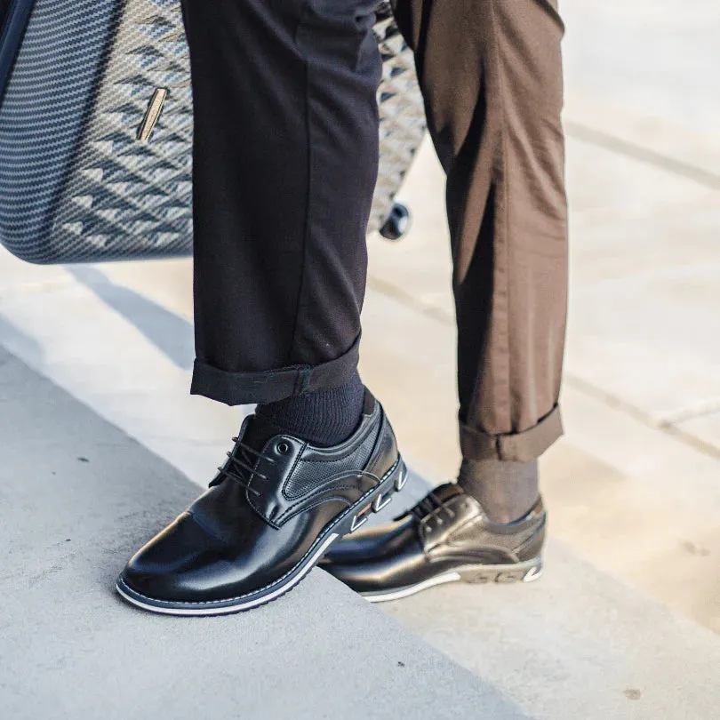 Men's Comfortable Orthopedic Leather Walking Office Shoes