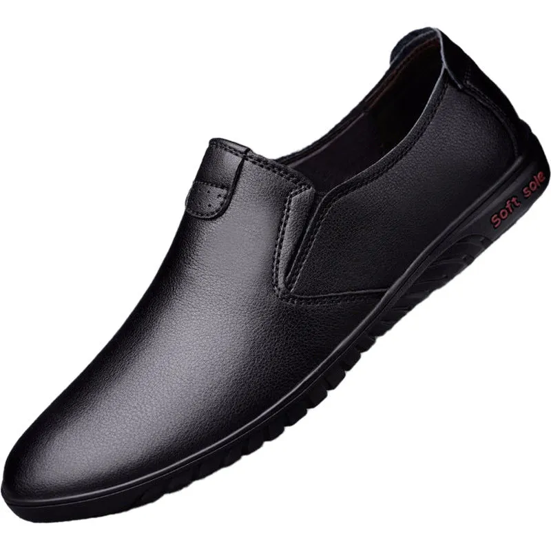 Men's Elegant Comfortable PU Leather Slip On Dress Shoes
