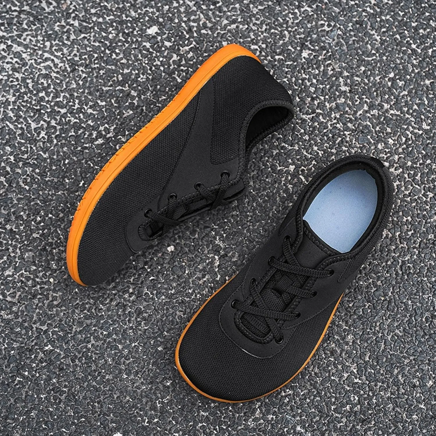 Men's Lightweight Non Slip Barefoot Shoes Breathable Mesh Comfortable Tennis Shoe Athletic Gym Tennis Sneakers